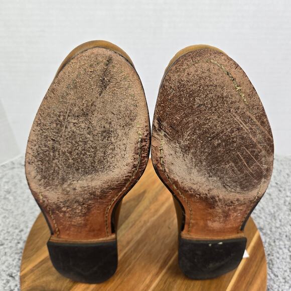 Allen Edmonds Mens 10D Lowry Hill Tan Brown Leather Casual  display picture 3